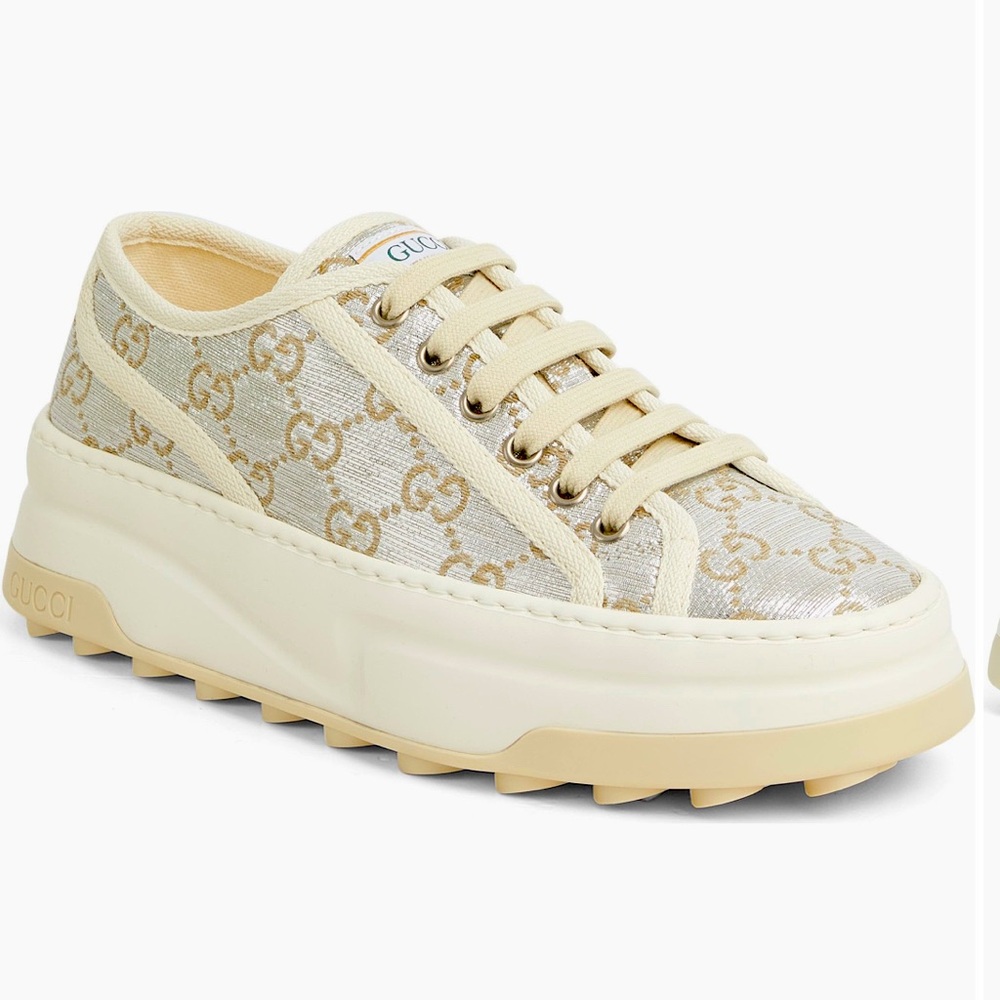 Gucci 1977 tennis platform shoe